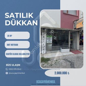 Uca’dan Çarşı Merkez De Satılık Dükkan.!