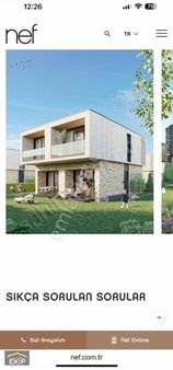 Kırklareli Nef Villaları Arsa 414,33 M2 Çift Villa