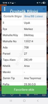Dikilit Taş Kaya Camisi'ne Yakın 282 Metre Satılık Arsa