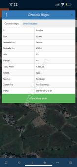 Akseki Bölgesinde Muhteşem Bir Tarla Yatırımı Müşterisini Beklemekte