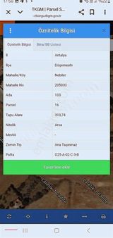 Nebiler Merkezi Yerde Satılık Villa Arsası