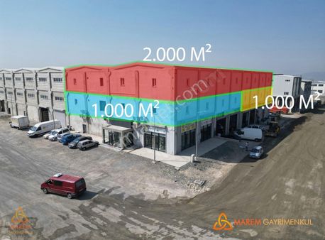Marem'den Yeni Sanayi Sitesinde Kiralık 1000m² Ve 2000 M² İşyeri