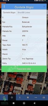 Delta'dan Bahçelievler Mahallesi'nde Satılık İmarlı Arsa!