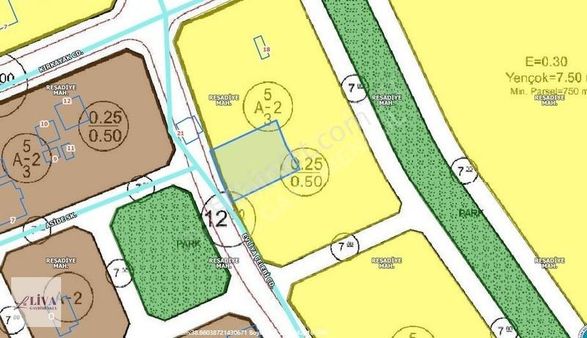 Liva'dan Reşadiye'de 553 M² Temiz Parsel