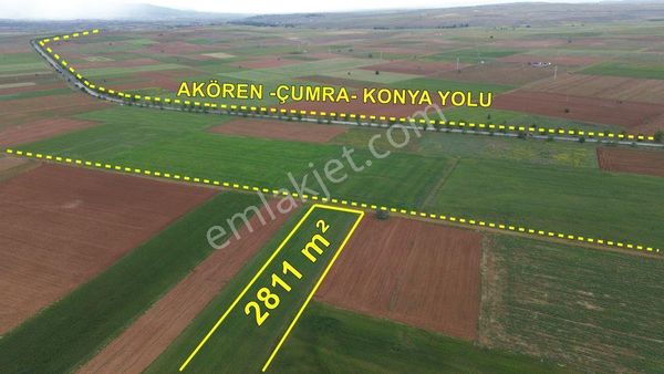Akören Orhaniye De 2.811 M2 Müstakil Tapulu Tarla