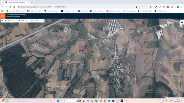 Boğazköy 8.400 M2 Geleceği Parlak Arazi