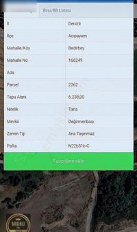 Denizli Acıpayam Da Yola Cepheli Çiftlik Arazisi
