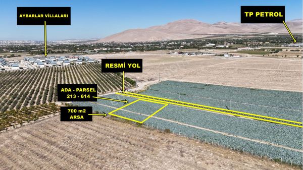 E.gökal Sazlıca Aybarlar Yazlıklar Karşısı 700 M2 Arsa Yatırım !