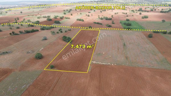 Akören Ağalarda 7.473 M2 Müstakil Tapulu Tarla