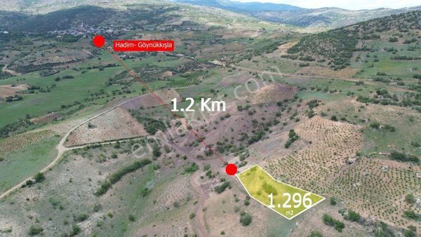 Hadim Göynükkışla Da 1.296 M2 Müstakil Tapulu Arazi