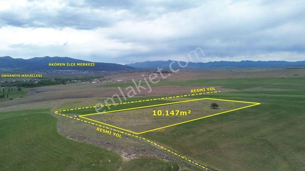 Akören Orhaniye De 10.147 M2 Müstakil Tapulu Tarla