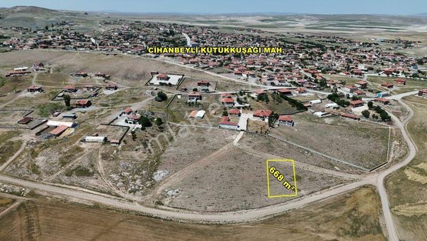 Konya Cihanbeyli Kütükuşağı'nda 668 M² Konut İmarlı Arsa