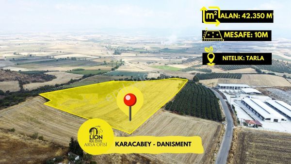 🟨⬛lıon Emlak'tan Karacabey Danişment Mahallesinde Fırsat 42 Dönüm⬛🟨
