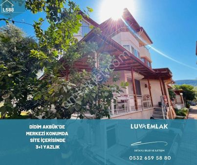 Didim Akbük'te Site İçinde Bahçeli 3+1 Yazlık