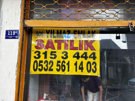 506 Turan Mahallesi Ziya Gökalp Caddesi Üzerinde Satılık İş Yeri