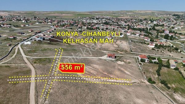 Konya / Cihanbeyli / Kelhasan Mahallesinde 556 M2 Müstakil Tapulu Villa Arsası