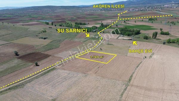 Akören Tülce De 1.789 M2 Müstakil Tapulu Tarla