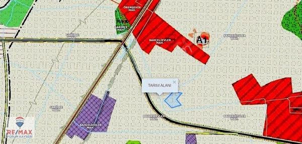 İncesu'da İmara Ve Anayola Yakın Satılık Yatırımlık Tarla