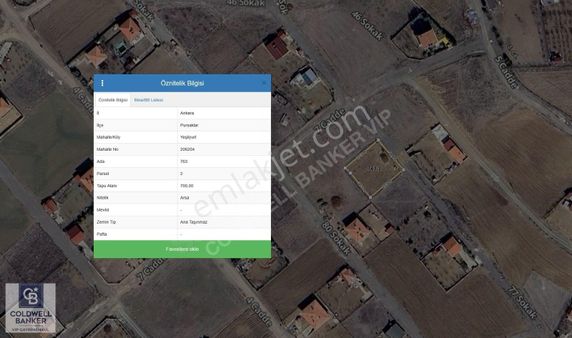 Prusaklar Sirkeli 700 M2 Villa Arsası