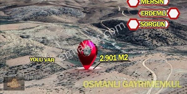 Erdemli Sorgun Da Satılık 2901m2 Tarla