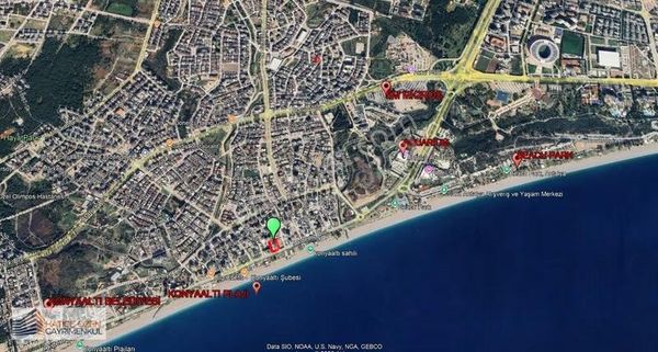 Antalya-konyaaltı Sahil Bandında 649m2 Satılık Dükkan