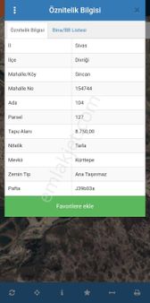 Sivas Divriği Zara Yol Ayrımında Yatırımlık Tarla