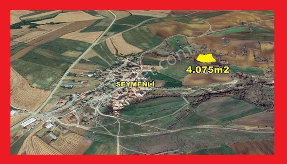 Süleymanpaşa Seymenli'de Merkeze Çok Yakın Tek Tapu Satılık 4.075m2 Bağ Yeri