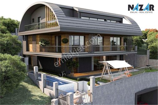 Alanya Kargıcak’ta Deniz Manzaralı 4+1 Ultra Lüks Villa