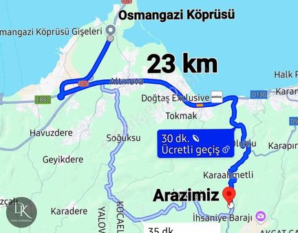Deniz G.m.den Hayriye'de Satılık %5 İmarlı Arazi