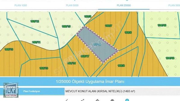 İzmit Merkeze 5km,%40 Konut İmarlı 1,5 Dönüm Ev Yeri Arsa