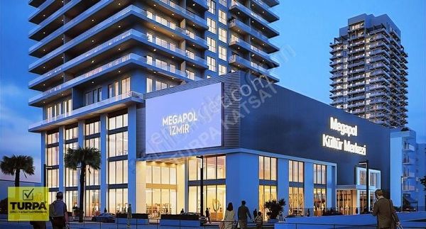 Megapol İzmir'de 2+1 121 M2 Net Kullanım Alanlı Kiralık Ofis