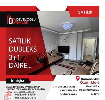Develioğlu Emlaktan Satılık 3+1 Dubleks Daire...