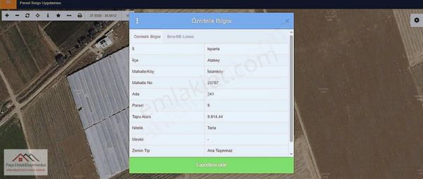 İslamköy 10.000m2 Satılık Tarla