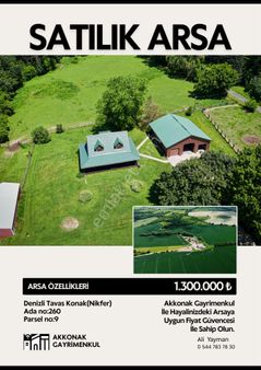 Tavas Konakta 420m2 Satılık Arsa