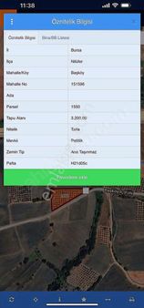 Nilüfer Başköyde Yolu Var 3.200 M² Tarladan 43 M² Hisseli Tarla