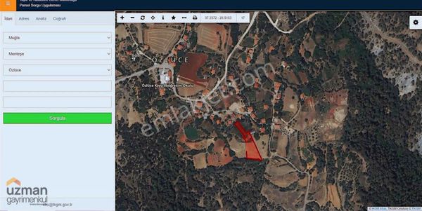 Uzman Gayrimenkul'den Satılık Köy İçi İmarlı 2.500m2 Tarla