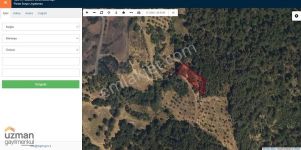 Uzman Gayrimenkul'den Satılık 1400 M2 Tarla