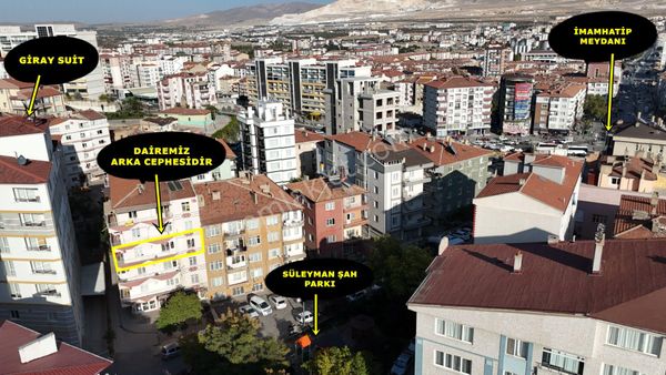 E.gökal Kiralık Eşyalı ! Dört Ayak Cami Karşısı 3+1 Full Ara Kat