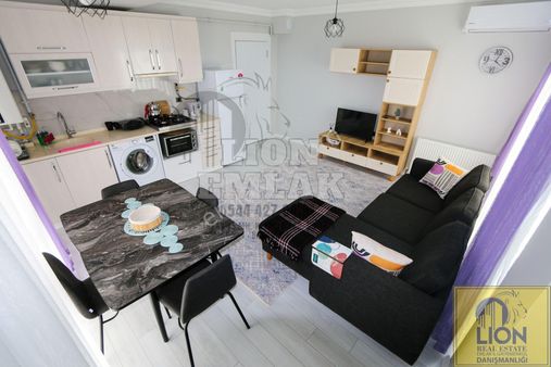 🟨⬛ Bandırma 600evler'de Özel Tasarım , Sıfır Eşyalı Kiralık 1+1 Daire⬛🟨