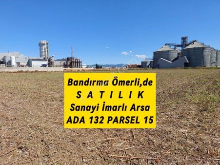 Bandırma Ömerli,de Satılık Sanayi İmarlı 13150m2+7085m2 Arsavetarla