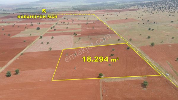 Kocaman Yer 18.294 M² / Konya / Akören / Ağalar / Tarla