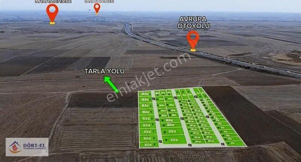 !! Tekirdağ Saray Göçerlerde Otobana Yakın Muhteşem Fırsat !!