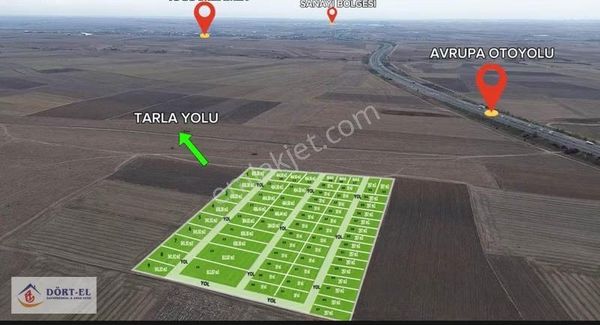 Tekirdağ Saray Göçerler Mahallesinde Yatırımlık Tarla
