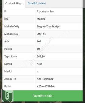 Uydukent Emlak'tan 542m2 Fırsat Arsa