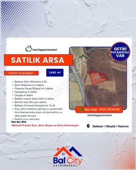 Balcity- Balıkesir Altıeylül’de İmarlı İfrazlı Arsa