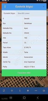 Serinhisar Ayaz Ovasında Fırsat Ceviz Bahçesi