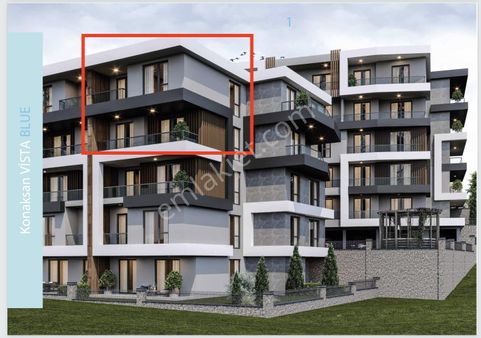 Yeşilyurt Mah. Projeden Satılık Deniz Manzaralı 3+1 Çatı Dubleks