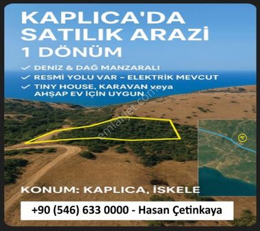 Kaplıca Da Muhteşem Konumda Satılık 1 Dönüm Arazi