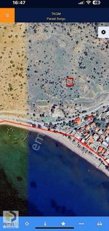 Dikili Denizköy De Deniz Manzaralı 510m2 Arsa