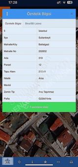 Sultanbeyli D. Hast. Alt Caddesi Turizm Konut İmarlı Fırsat Arsa